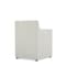 Manhattan Comfort Anna Square Faux Leather Dining Chair in Light Stone Grey - Set of 2 2-DC058AR-ST - alternate 9